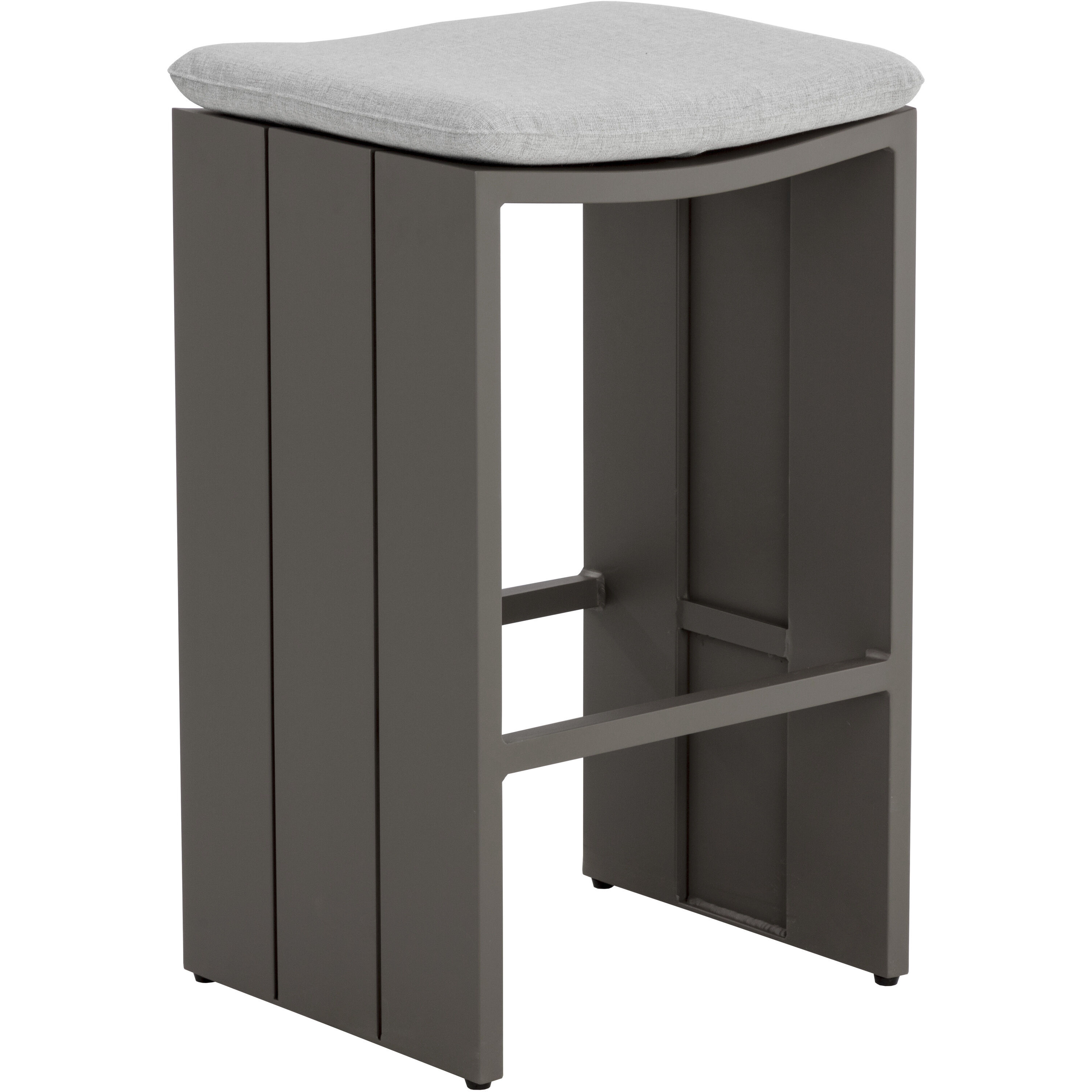 Verin 30.5 inch Warm Grey / Gracebay Light Grey Outdoor Barstool